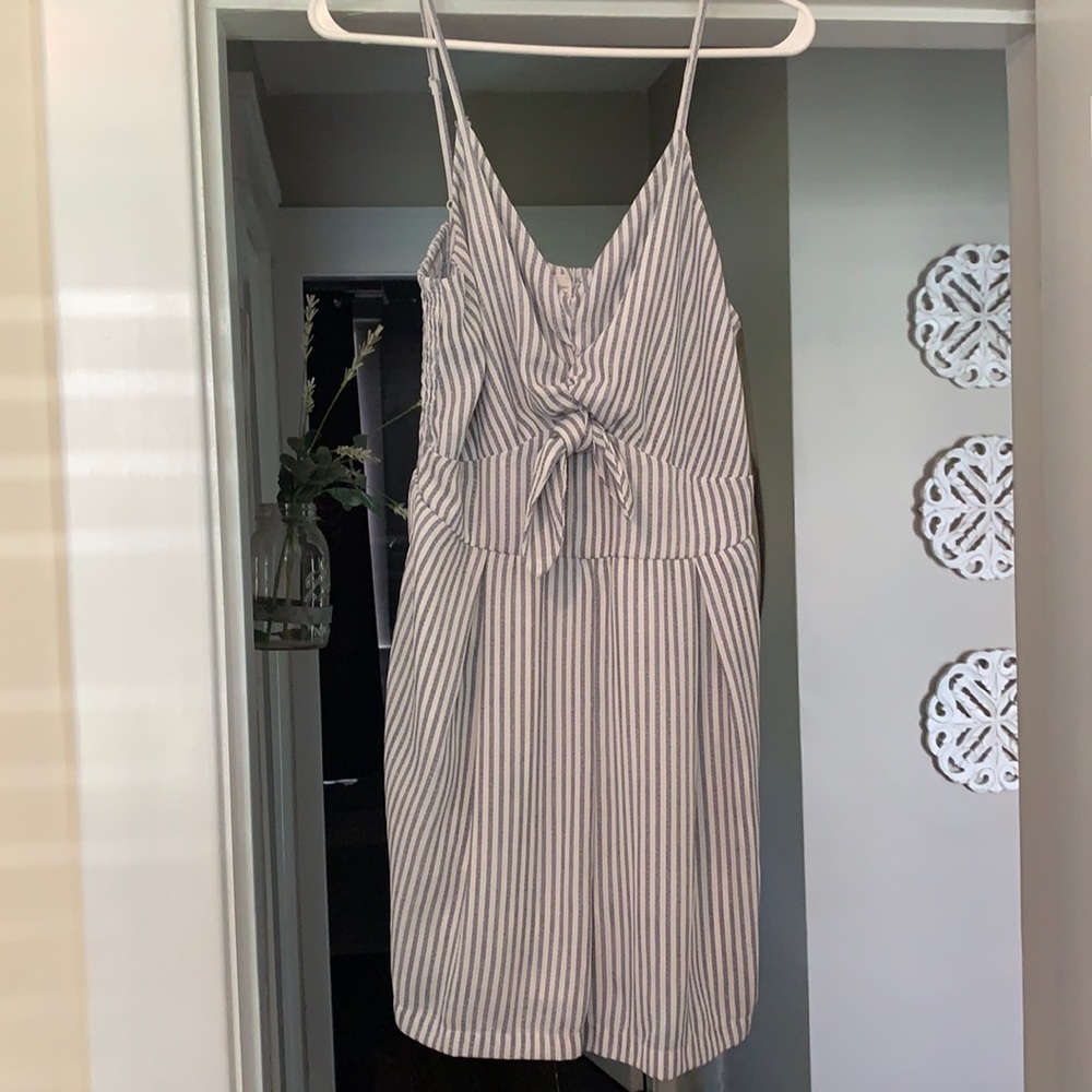Striped romper